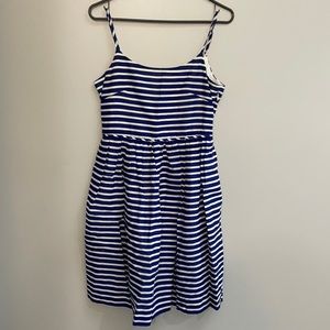 JCrew Factory striped sundress